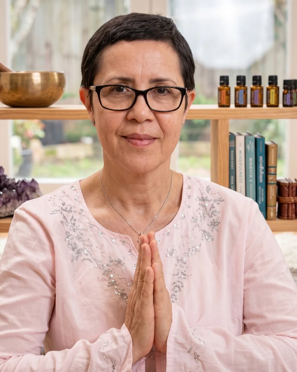 Sandra Silva em seu espaço terapêutico